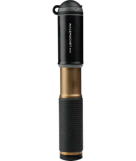 TOPEAK Mini-pompe Race Rocket Mini avec raccord Smarthead Threadlock 8 BAR/120 PSI Or